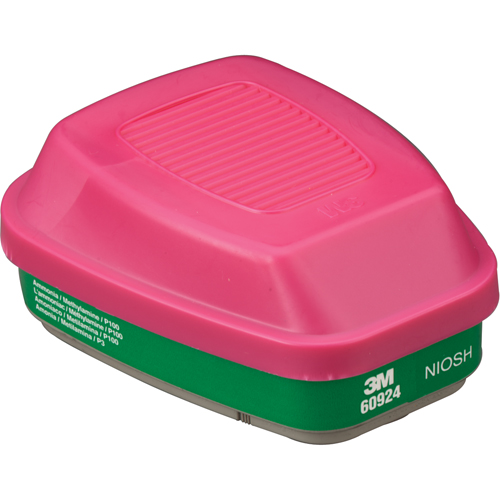 Cartouches pour respirateur s&eacute;rie 6000, Cartouche gaz/vapeur, Ammoniac/M&eacute;thylamine Equipment World