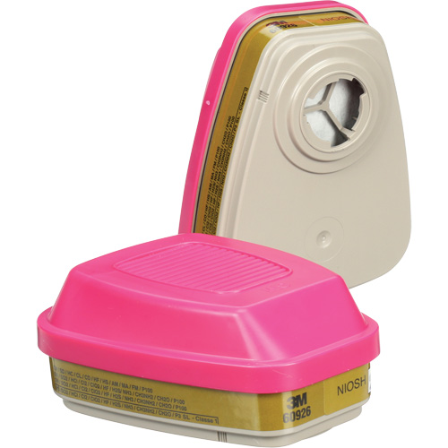 6000 Series Respirator Cartridges, Gas/Vapour Cartridge, Multi-Gas/Vapour/P100 Equipment World