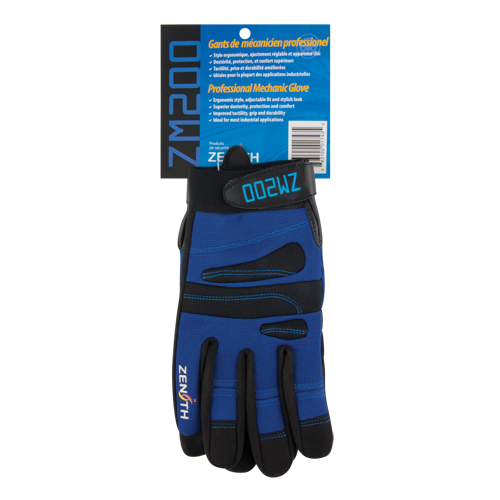 ZM200 Mechanic's Gloves, Synthetic Palm, Size Medium Equipment World