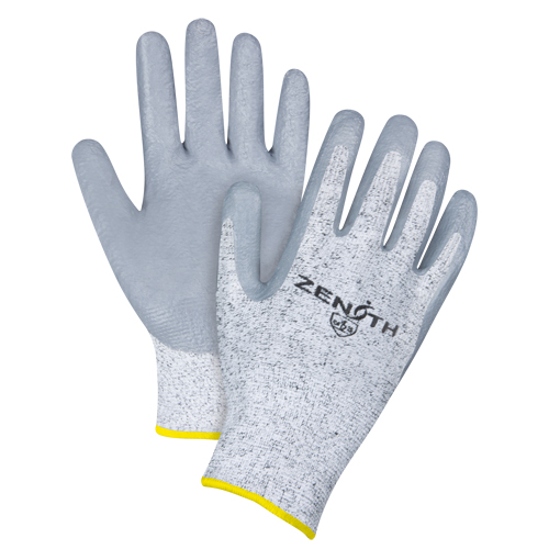 Seamless Stretch Cut-Resistant Gloves, Size 2X-Large/11, 13 Gauge, Nitrile Coated, HPPE Shell, ANSI/ISEA 105 Level 2/EN 388 Level 3 Equipment World