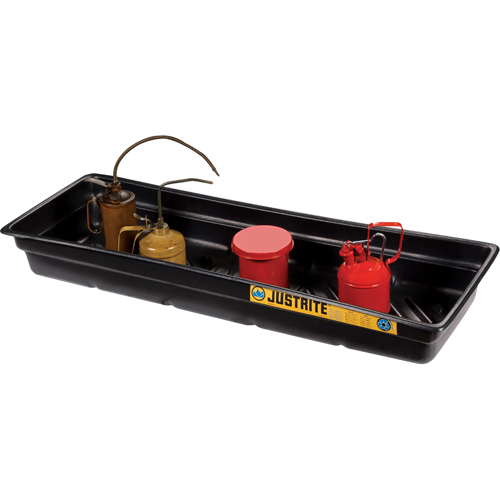 EcoPolyBlend Spill Tray, 46" L x 16" W x 5.5" H, 12 gal. Spill Capacity Equipment World