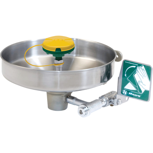 Axion&reg; Eye/Face Wash Station, Wall-Mount Installation, Stainless Steel Bowl Equipment World