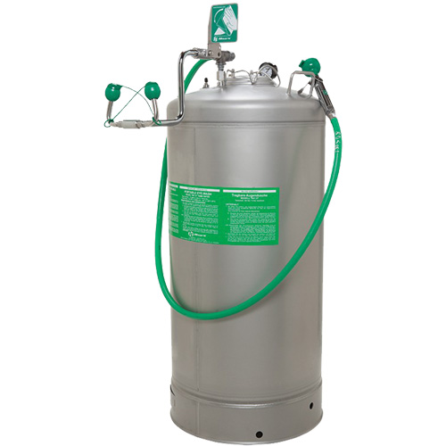 Portable Eyewash Stations, Pressurized, 37 gal. Capacity, Meets ANSI Z358.1 Equipment World