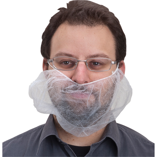 Beard Nets, Polypropylene, White Equipment World