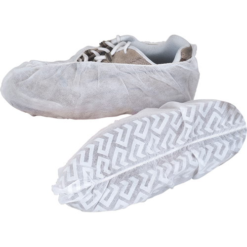 Shoe Covers, Large, Polypropylene, White Equipment World