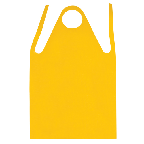 Apron, Polyurethane, 45" L x 35" W, Yellow Equipment World