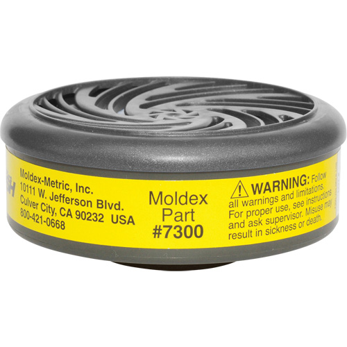 7000/9000 Series Respirator Filters, Gas/Vapour Cartridge, Organic Vapour/Acid Gas Equipment World