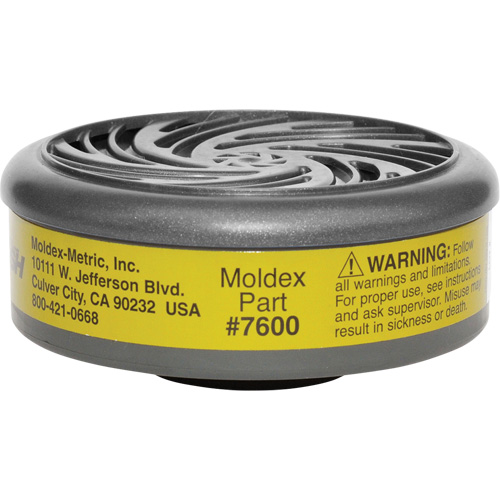 Filtres pour respirateur s&eacute;rie 7000/9000, Cartouche gaz/vapeur, Gaz multiples/Vapeur organique Equipment World