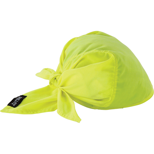 Chill-Its&reg; 6710CT Cooling Triangle Hats, High Visibility Lime-Yellow Equipment World