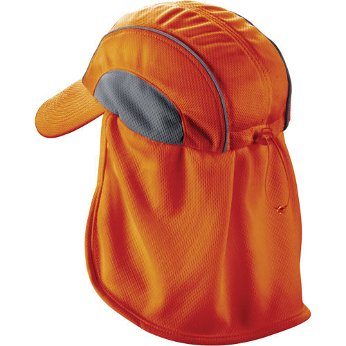 Chill-Its&reg; 6650 Cooling Hats with Neck Shades, Hi-Vis Orange Equipment World