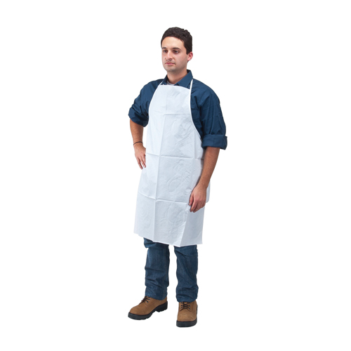 Microporous Protective Clothing, Microporous, White, 28" W x 36" L Equipment World