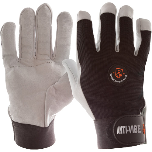 Anti-Vibration Air Glove&reg;, Size Medium, Pearl Leather Palm Equipment World