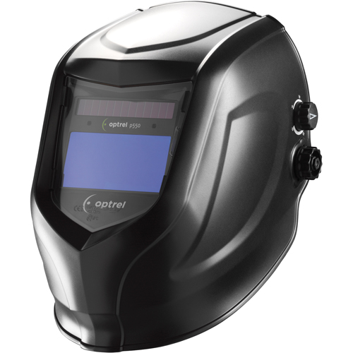p550 Welding Helmets, 3.94" L x 1.97" W View Area, 9 - 13 Shade Range, Black Equipment World