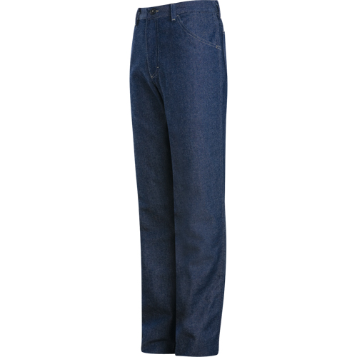 Flame-Resistant Relaxed Fit Denim Jeans, 32, x 37, Blue, 18 cal/cm² Equipment World