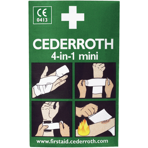 Coagulant 4-dans-1 Cederroth, 5" lo x 3" la Equipment World