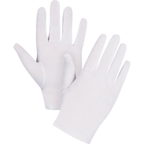 Low-Lint Inspection Gloves, Nylon, Hemmed Cuff, Men's Equipment World