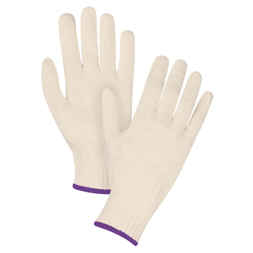 Standard-Duty String Knit Gloves, Poly/Cotton, 7 Gauge, X-Small Equipment World