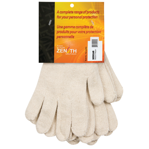 Heavyweight String Knit Gloves, Poly/Cotton, 7 Gauge, Medium Equipment World