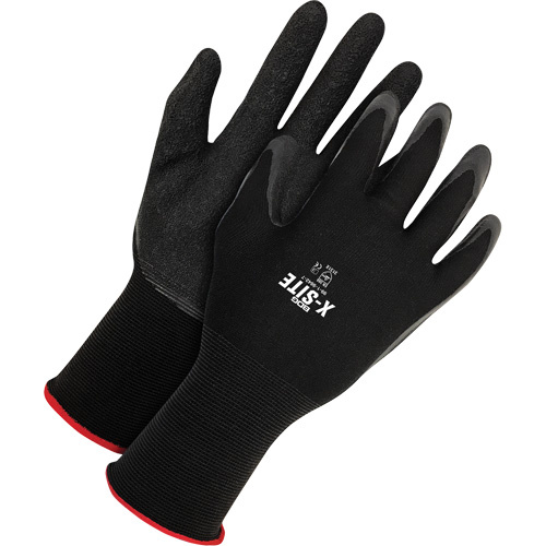 Gants enduits X-Site, Petit, R&ecirc;vetement Latex, Calibre 15, Enveloppe en Nylon Equipment World