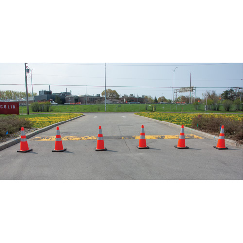 Traffic Cone, 28", Orange, 4" & 6" Reflective Collar(s) Equipment World