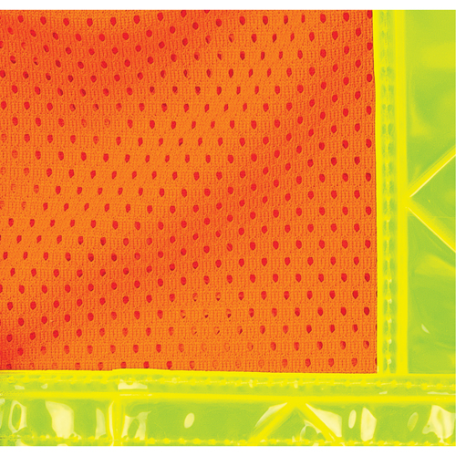 Veste de s&eacute;curit&eacute; d'usage standard, Orange haute visibilit&eacute;, Moyen, Polyester Equipment World