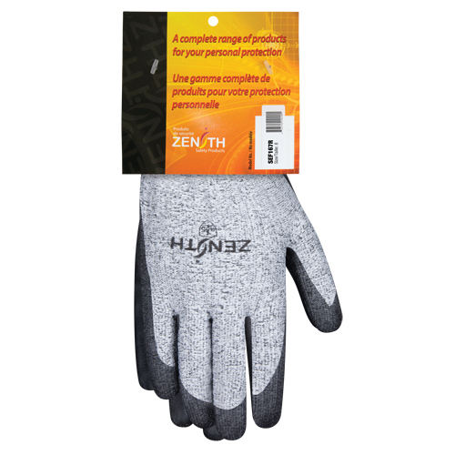 Gants &eacute;lastiques sans coutures r&eacute;sistants &agrave; la coupe, Taille 8, Calibre 13, Rev&ecirc;tement Polyur&eacute;thane, Enveloppe en PEHP, EN 388 niveau 5 Equipment World