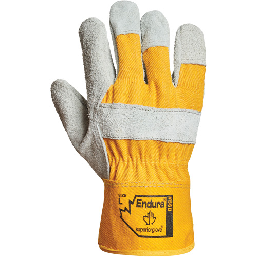 Endura&reg; Fitter Gloves, Large, Split Leather Palm, Cotton Inner Lining Equipment World