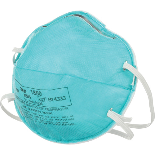1860 Particulate Healthcare Respirator, N95, NIOSH Certified Equipment World