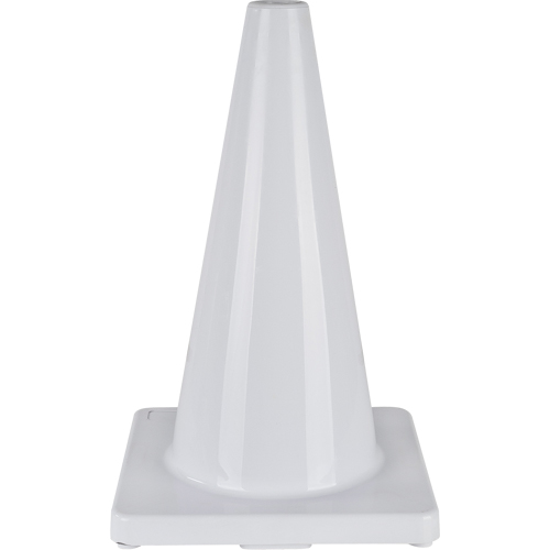 Coloured Traffic Cone, 18", White Equipment World