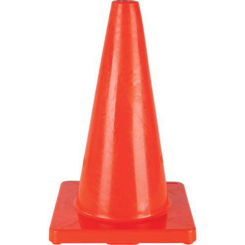 C&ocirc;ne de couleur pour la signalisation, 18", Orange Equipment World