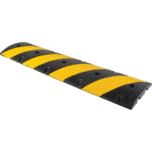 Speed Bump, Rubber, 4' L x 11-3/4" W x 2" H Equipment World