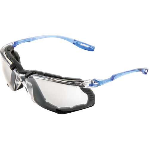 Lunettes de s&eacute;curit&eacute; avec joint en mousse Virtua, Lentille Miroir int&eacute;rieur/ext&eacute;rieur, Antibu&eacute;e, ANSI Z87+/R&eacute;pond ou surpasse la norme CSA Z94.3 Equipment World