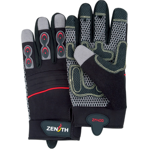 ZM400 Premium Mechanic's Gloves, Synthetic Palm, Size Medium Equipment World