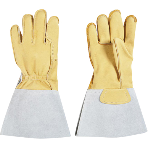 Lineman's Glove, Large, Grain Cowhide Palm, Cotton Inner Lining Equipment World