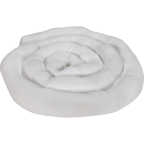 Sorbent Sock, Oil Only, 45 gal. Absorbancy, 3" W x 10' L, Pack of 10 Equipment World