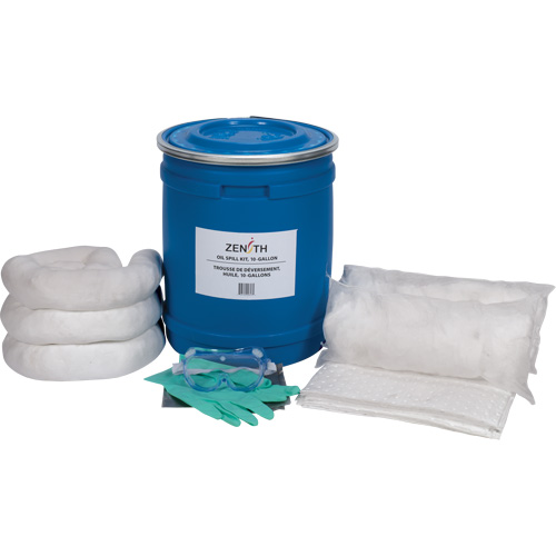 Premium Truck Spill Kit, Oil Only, Drum, 10 US gal. Absorbancy Equipment World