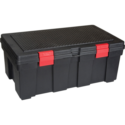 Water Resistant Storage Container, 33" W x 19" D x 13" H, Black Equipment World
