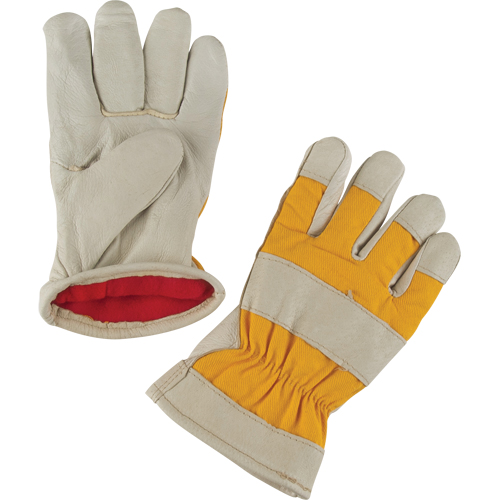 Premium Winter-Lined Work Gloves, 2X-Large, Grain Pigskin Palm, Foam Fleece Inner Lining Equipment World