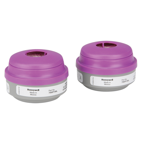 North&reg; N Series Respirator Cartridges, Gas/Vapour Cartridge, Acid Gas/P100 Equipment World