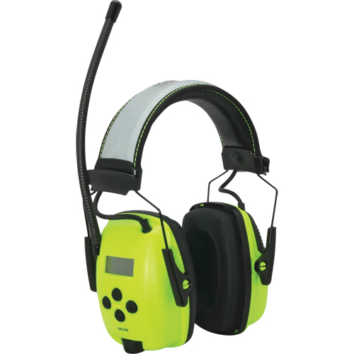 Howard Leight Sync Radio Hi-Visibility Earmuffs, Headband Style, 25 dB Equipment World