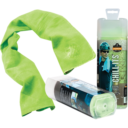 Chill-Its&reg; 6602 Cooling Towels, Hi-Vis Lime Equipment World