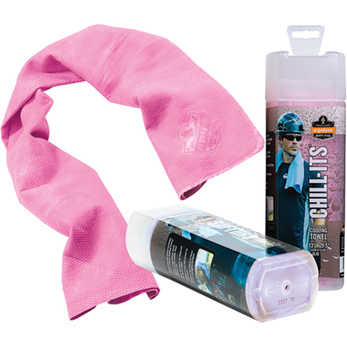 Chill-Its&reg; 6602 Cooling Towels, Pink Equipment World