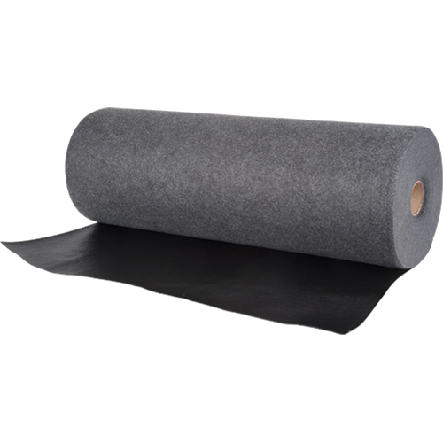 Tapis industriels avec support en poly, 36" la x 150' lo, Lourd Equipment World