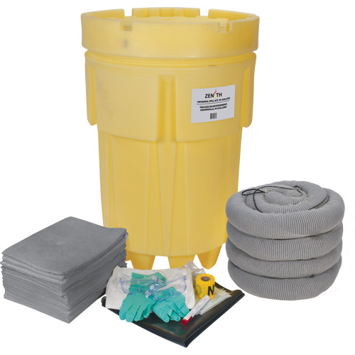 Spill Kit, Universal, Overpack/Salvage Drum, 95 US gal. Absorbancy Equipment World