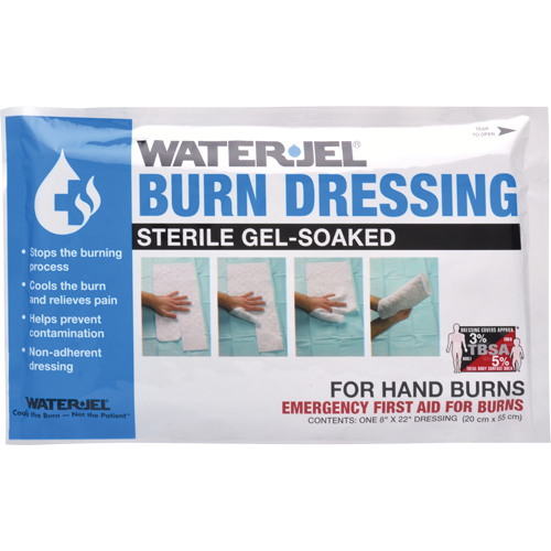 Water Jel&reg; Burn Dressings, 8" x 22", Class 2 Equipment World