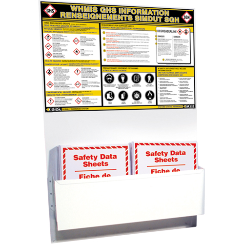 Postes d'information SGH, Anglais & français, Compris reliures Equipment World