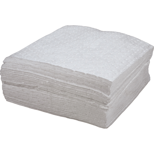 Premium Bonded Sorbent Pads, Oil Only, 15" x 18", 30 gal. Absorbancy Equipment World