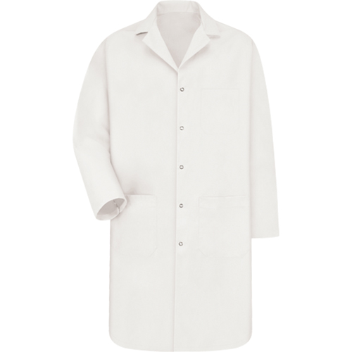 Lab Coat, Poly-Cotton, Small, White Equipment World
