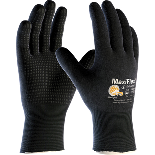 ATG MaxiFlex&reg; EnduranceTM 34-8745 Gloves, 7/Small, Foam Nitrile Coating, 15 Gauge, Nylon Shell Equipment World