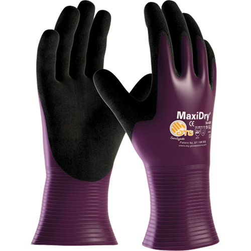 ATG MaxiDry&reg; 56-426 Gloves, 7/Small, Nitrile Coating, 15 Gauge, Nylon Shell Equipment World
